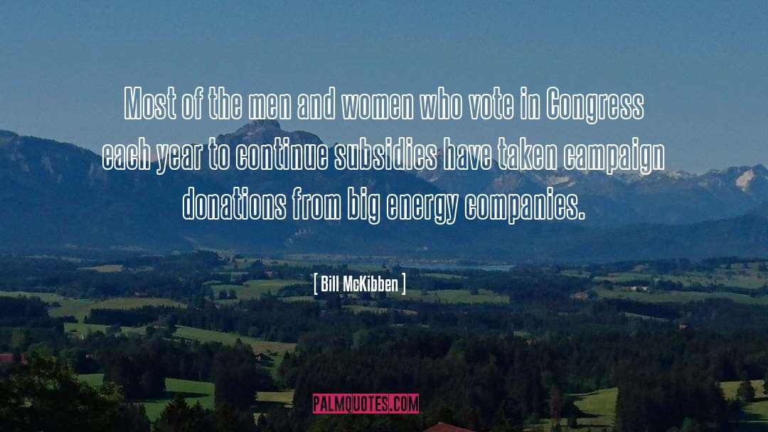 Donations quotes by Bill McKibben