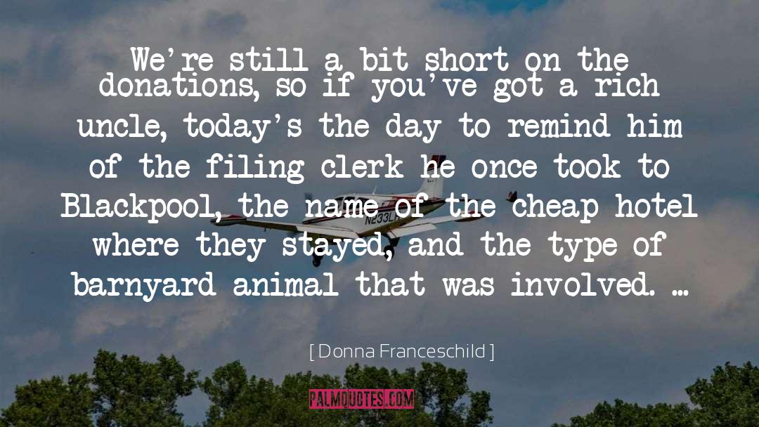 Donations quotes by Donna Franceschild
