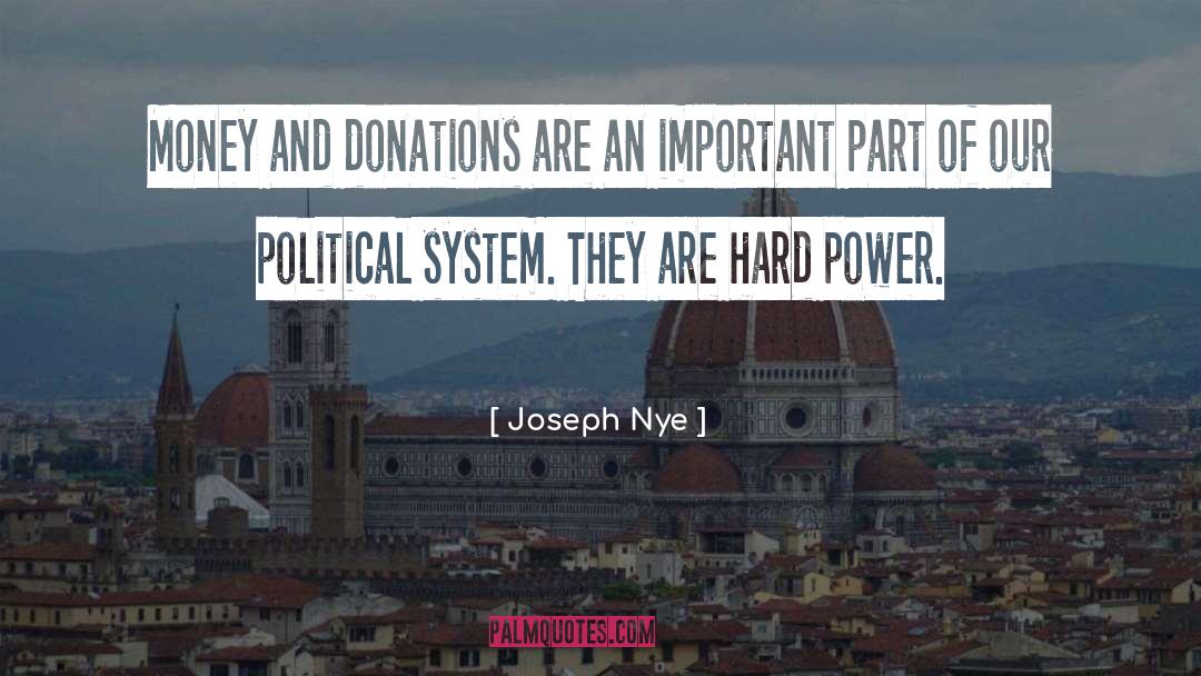 Donations quotes by Joseph Nye