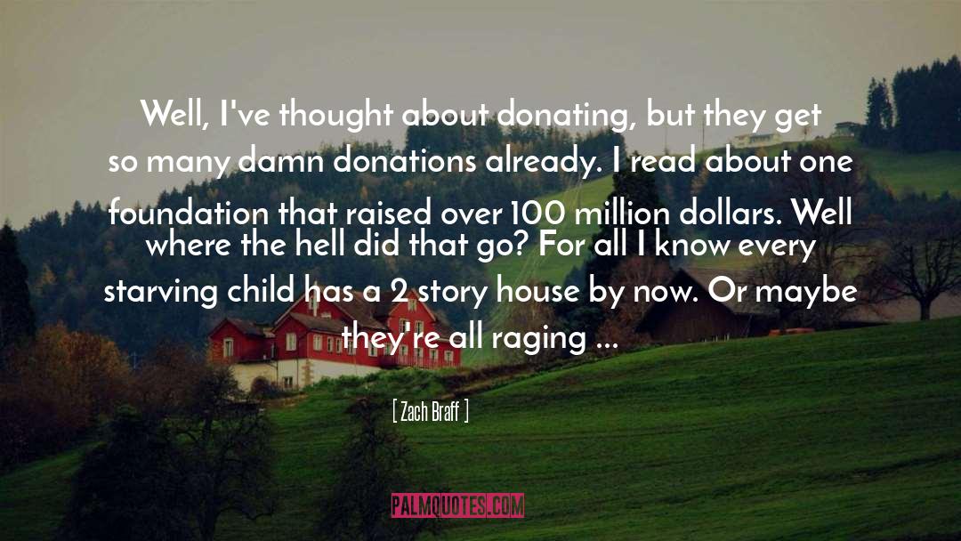 Donations quotes by Zach Braff