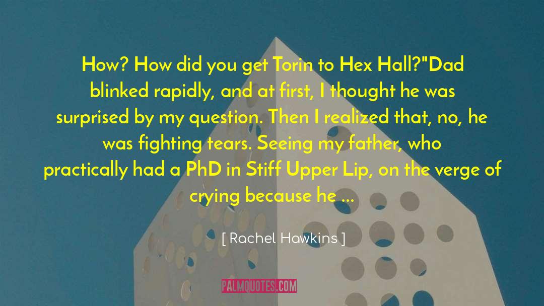 Done Fighting With You quotes by Rachel Hawkins