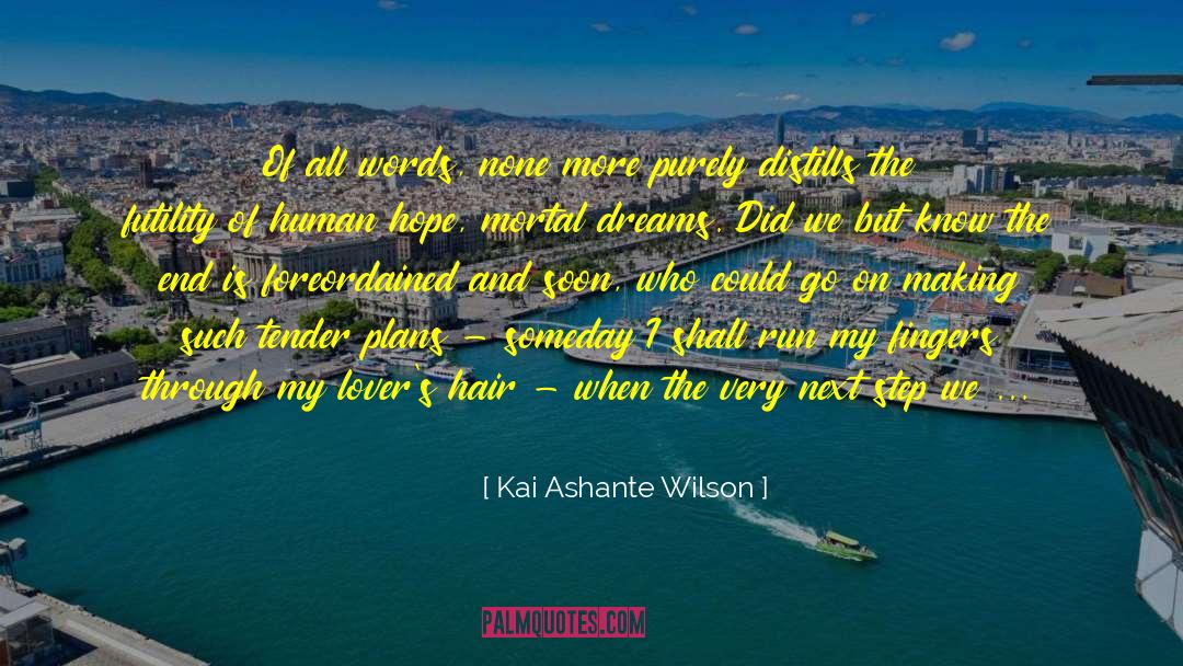 Done Making Plans quotes by Kai Ashante Wilson