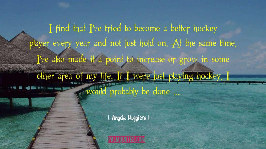 Done With Radiation quotes by Angela Ruggiero
