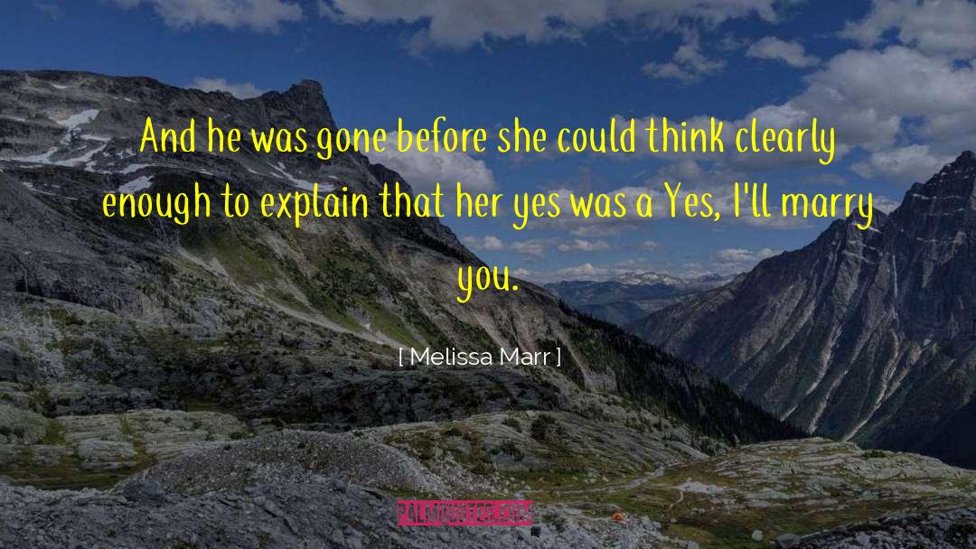 Donia quotes by Melissa Marr