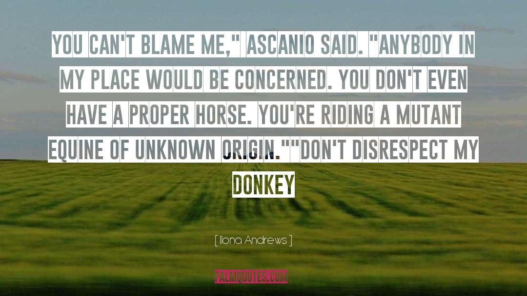 Donkey quotes by Ilona Andrews