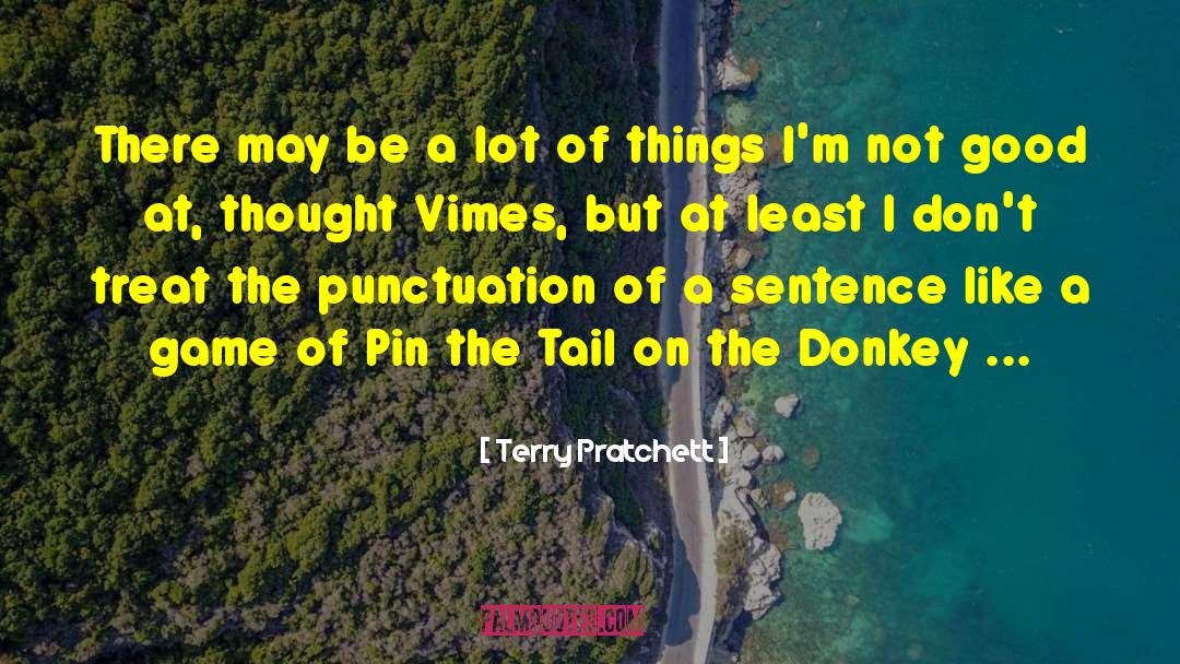 Donkey quotes by Terry Pratchett