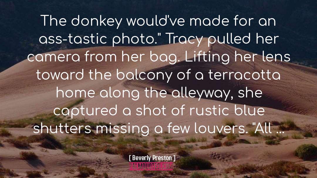Donkey quotes by Beverly Preston