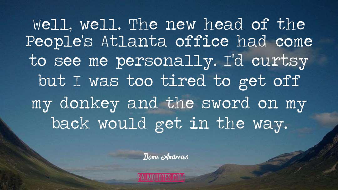 Donkey quotes by Ilona Andrews