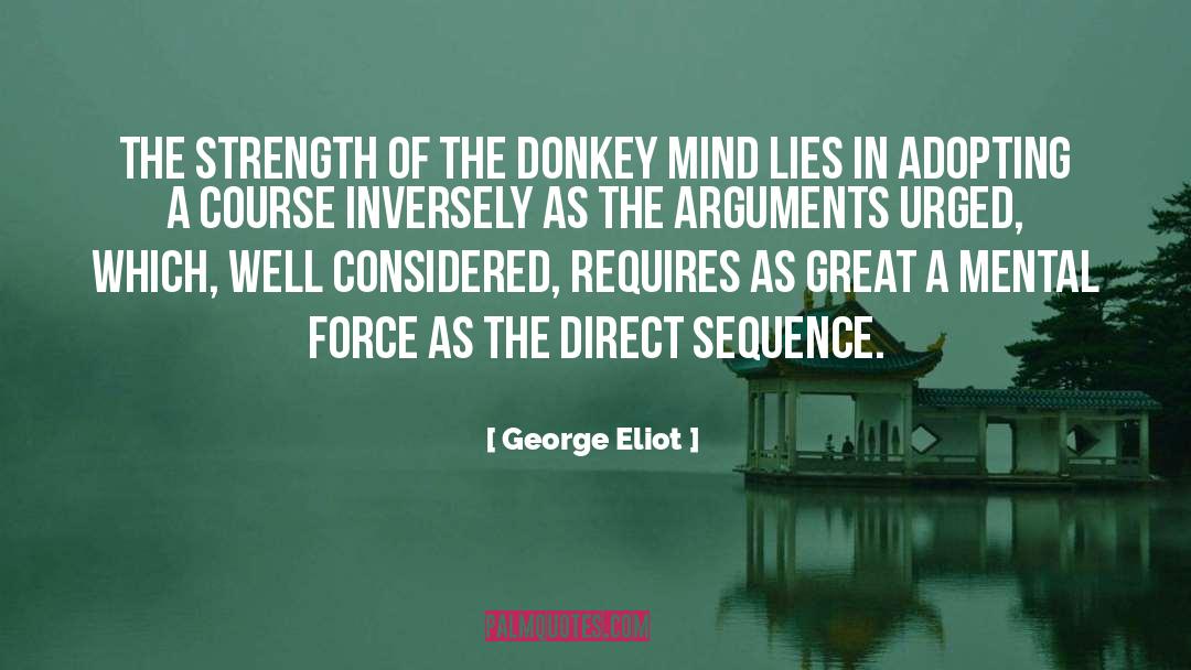 Donkey quotes by George Eliot
