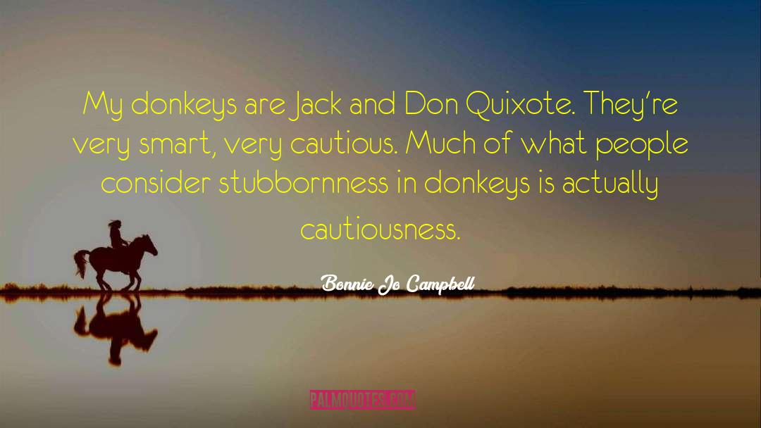 Donkeys quotes by Bonnie Jo Campbell