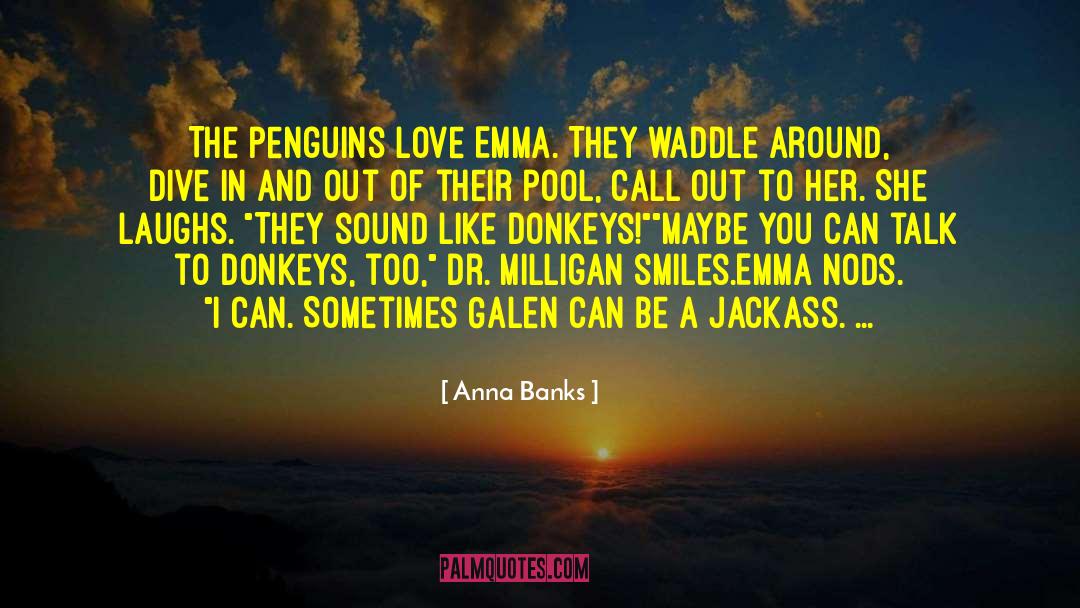 Donkeys quotes by Anna Banks