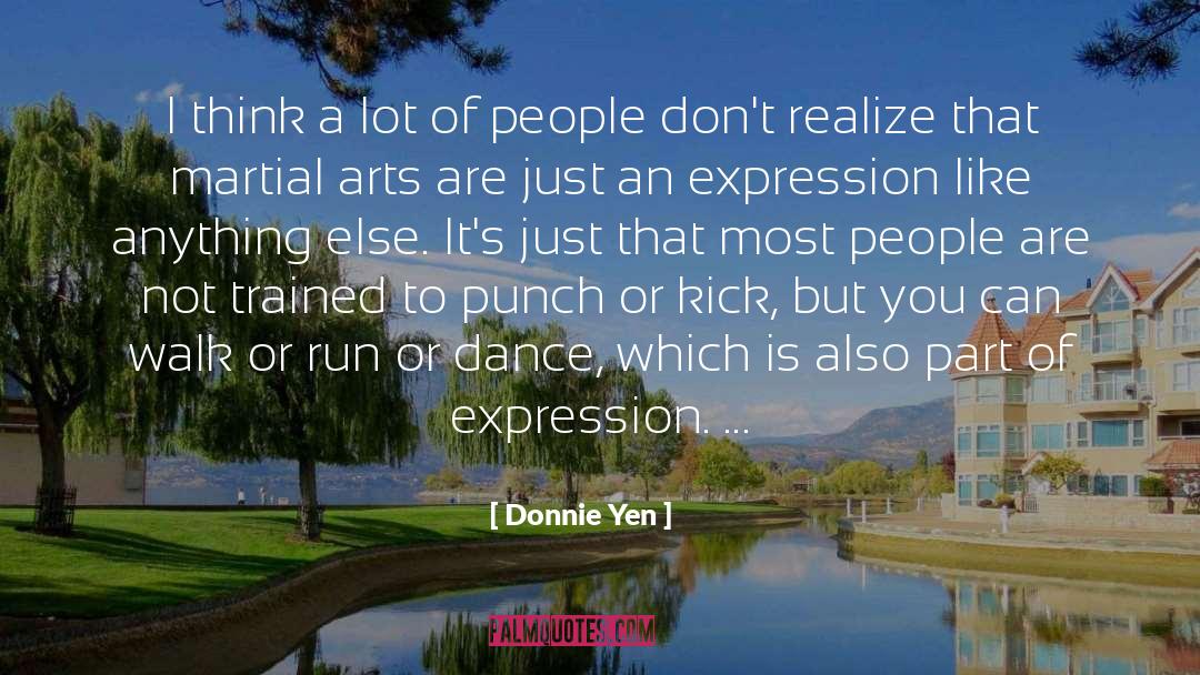 Donnie Darko quotes by Donnie Yen