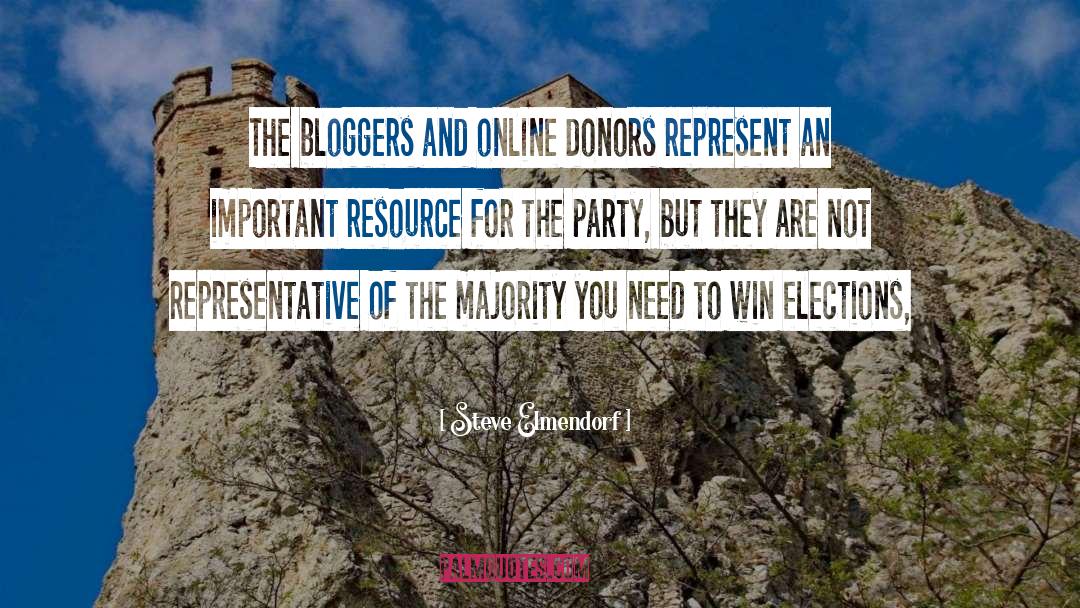 Donors quotes by Steve Elmendorf