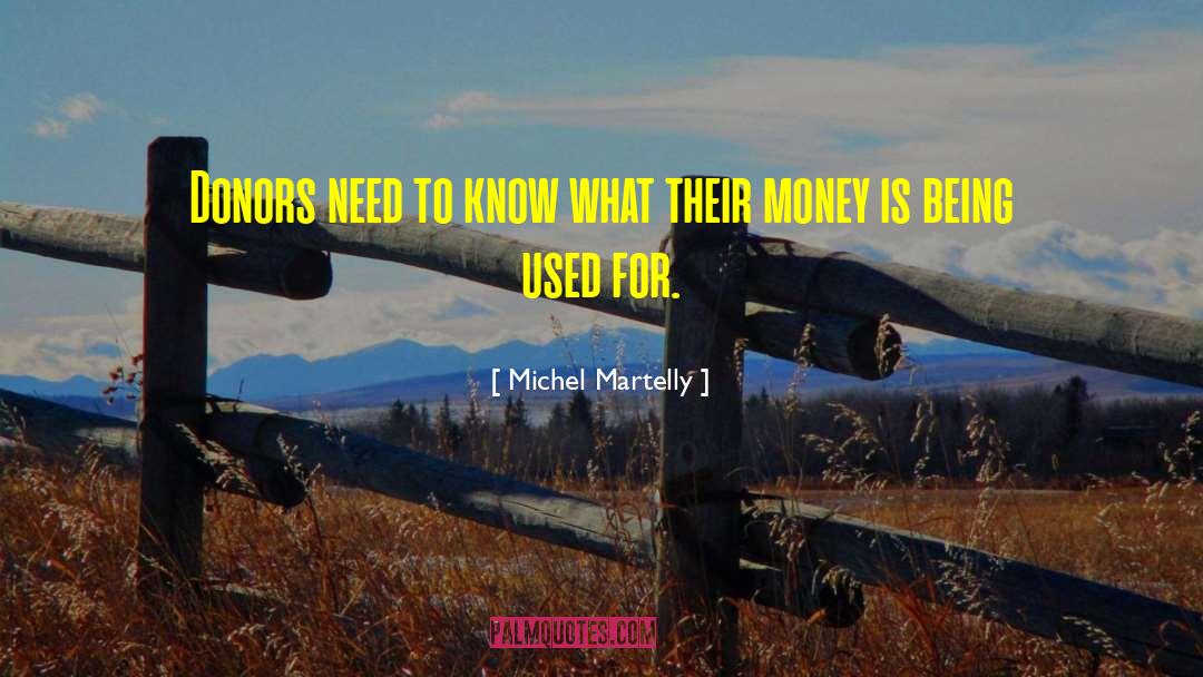 Donors quotes by Michel Martelly