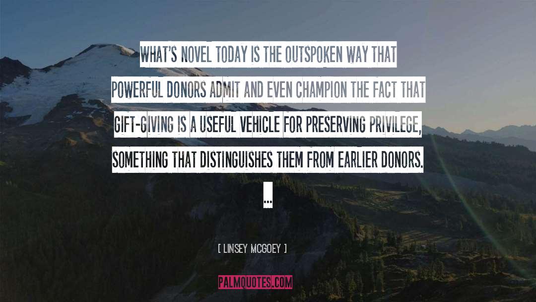 Donors quotes by Linsey McGoey