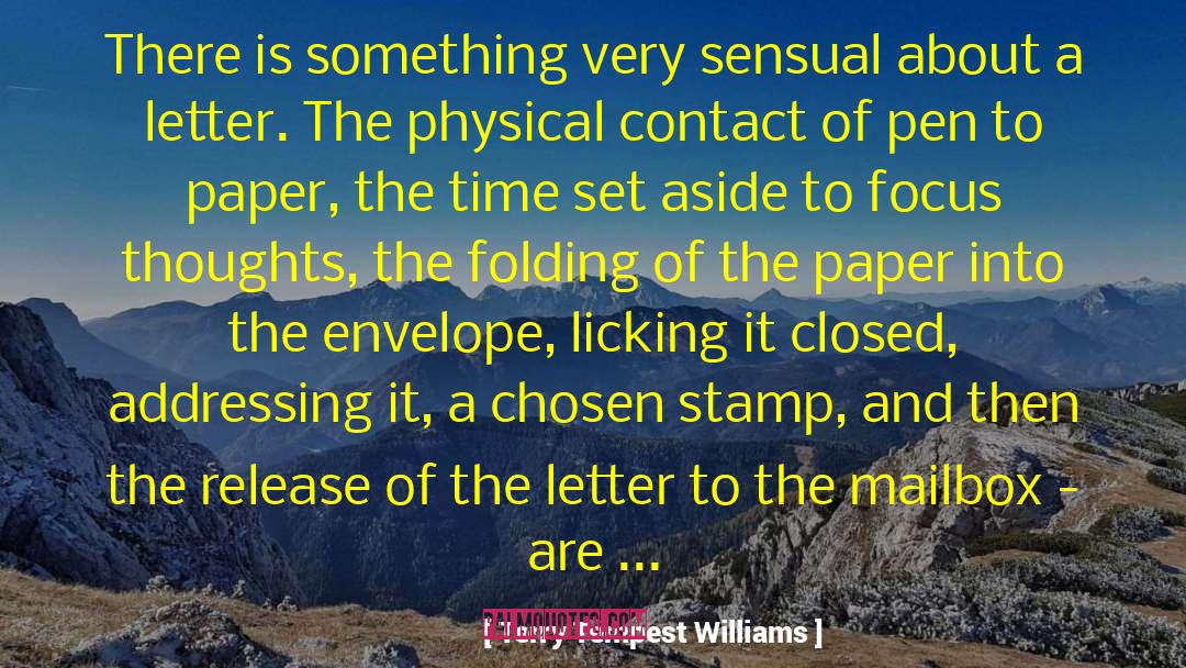 Donorship Letter quotes by Terry Tempest Williams