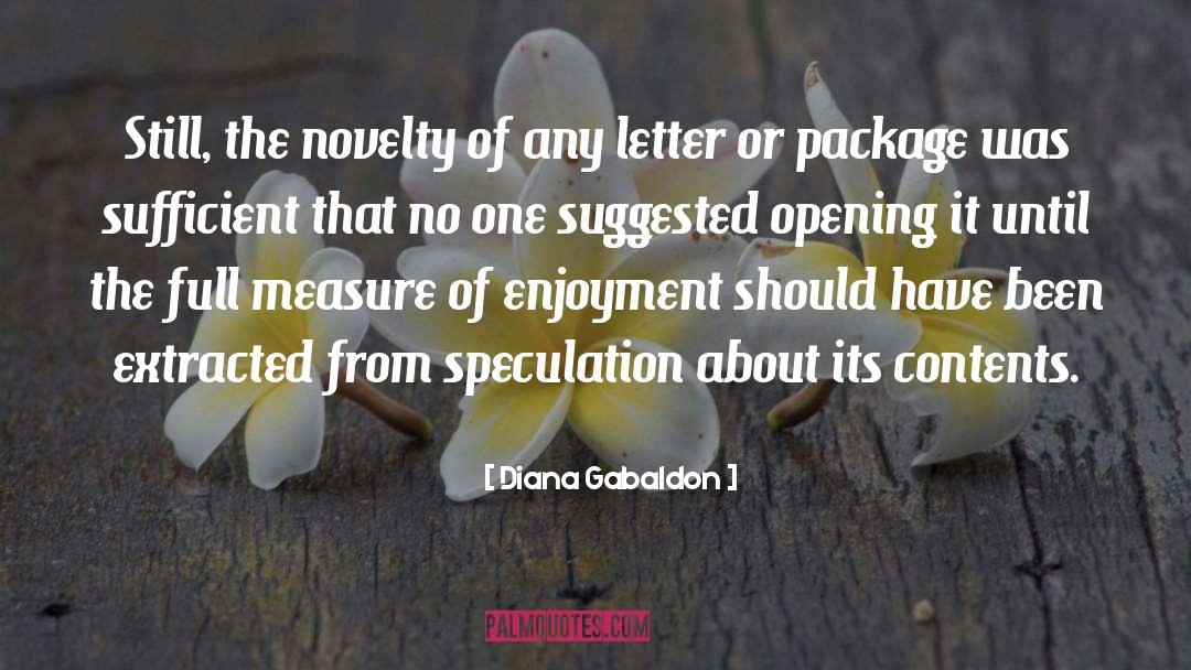 Donorship Letter quotes by Diana Gabaldon