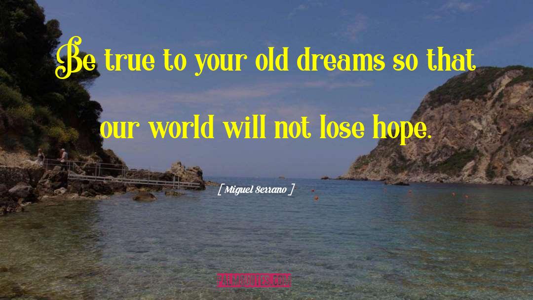 Donot Lose Hope quotes by Miguel Serrano