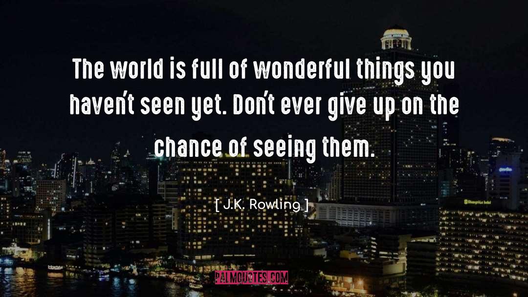 Dont Ever Give Up quotes by J.K. Rowling