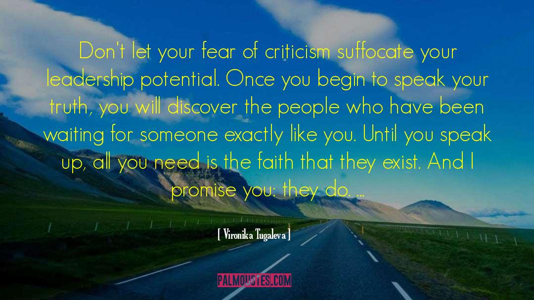Dont Fear Unknown quotes by Vironika Tugaleva