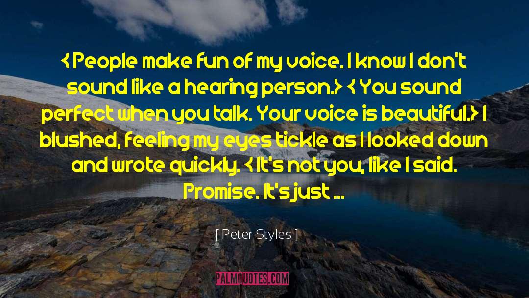 Dont Judge Me You Dont Know My Story quotes by Peter Styles