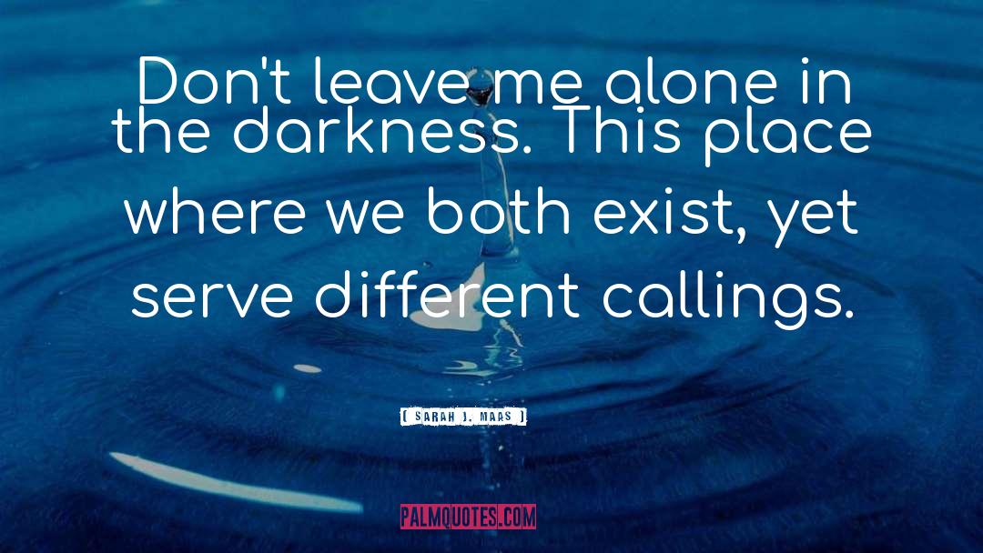 Dont Leave Me quotes by Sarah J. Maas