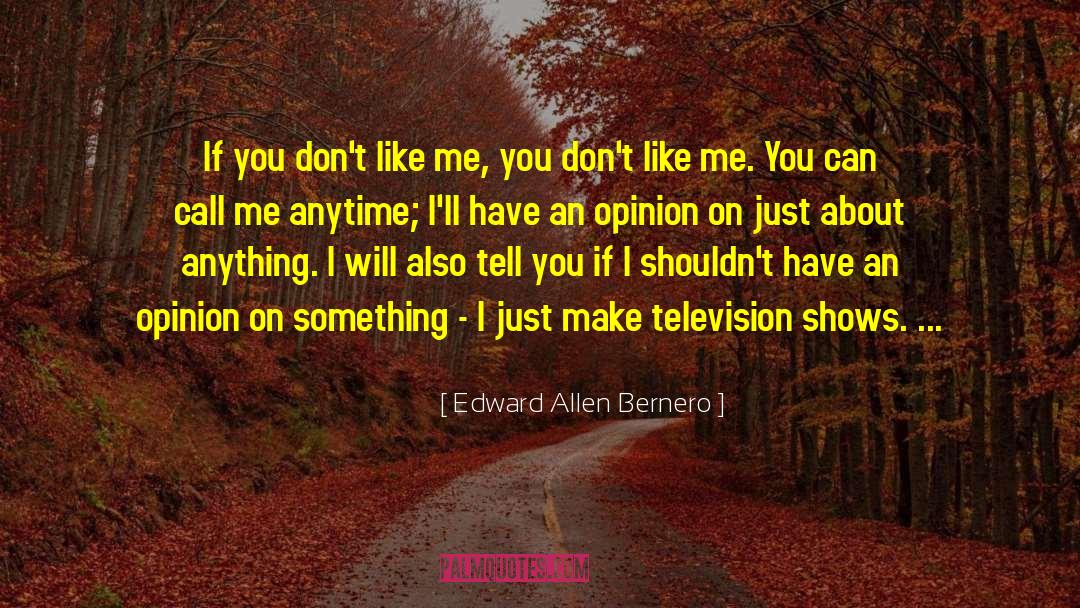 Dont Like Me quotes by Edward Allen Bernero
