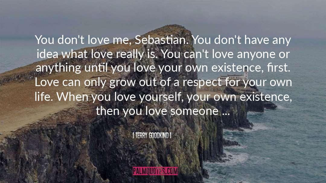 Dont Love Anyone Else quotes by Terry Goodkind