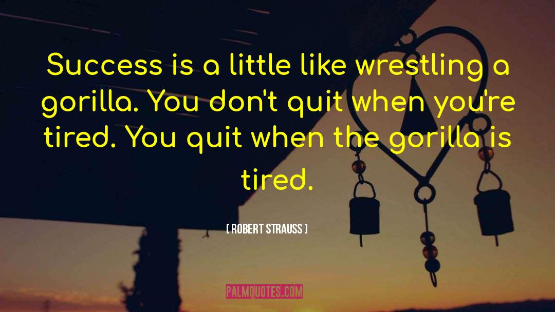 Dont Quit quotes by Robert Strauss