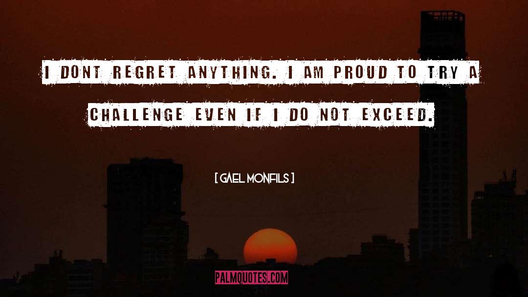 Dont Regret Anything quotes by Gael Monfils