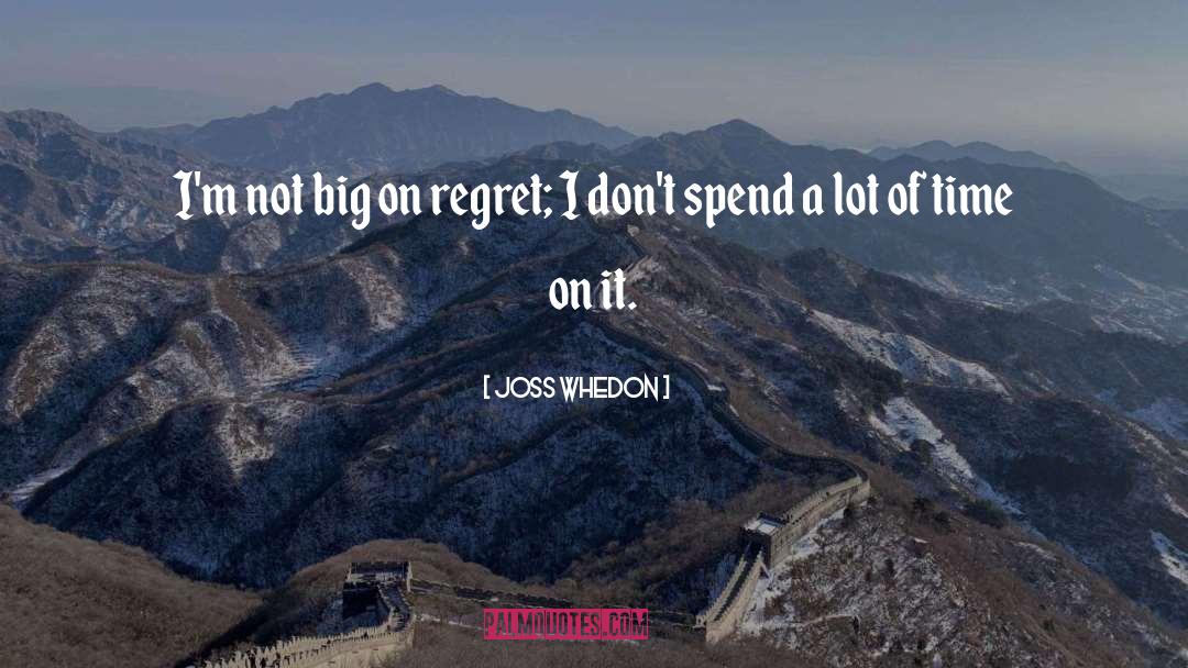 Dont Regret Anything quotes by Joss Whedon