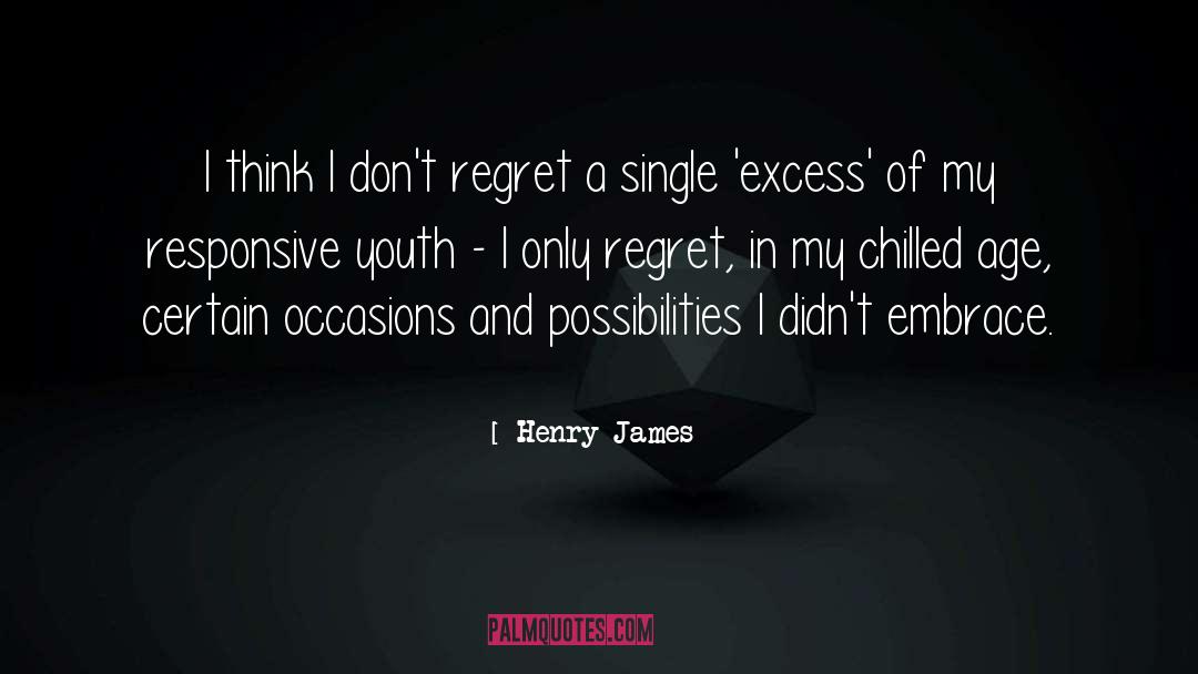 Dont Regret quotes by Henry James