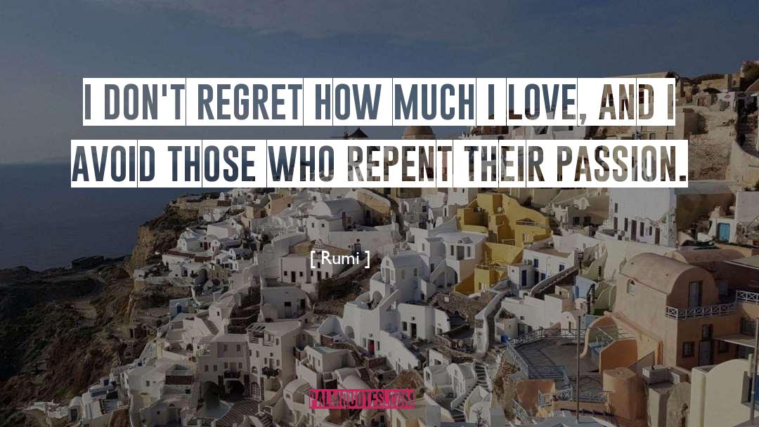 Dont Regret quotes by Rumi