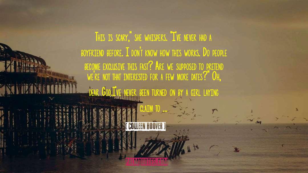 Dont Say Promise quotes by Colleen Hoover