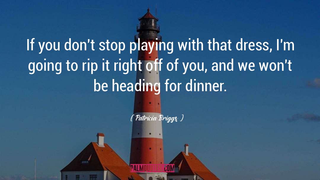 Dont Stop quotes by Patricia Briggs
