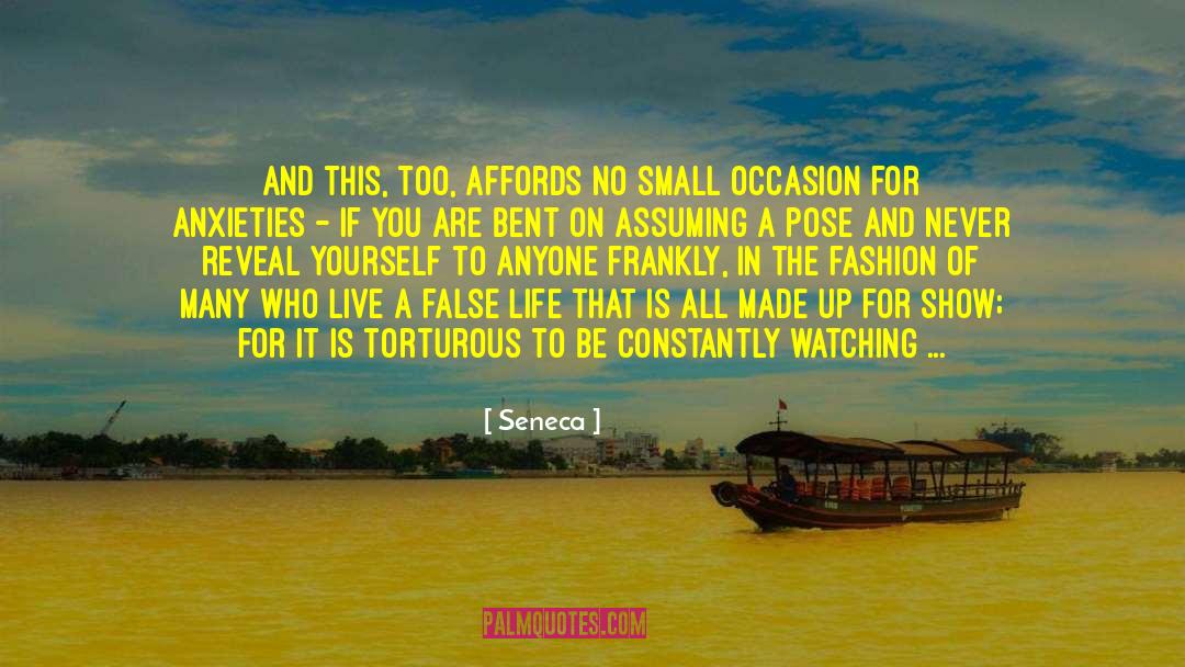 Dont Think Too Much quotes by Seneca