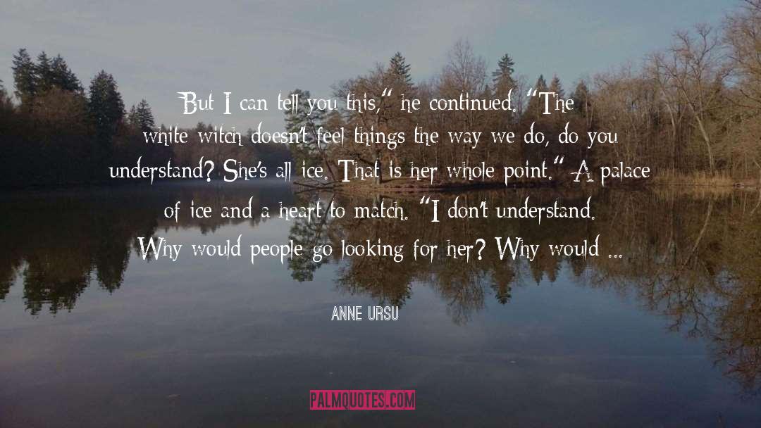 Dont Understand Why quotes by Anne Ursu