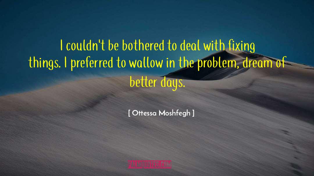 Dont Wallow quotes by Ottessa Moshfegh