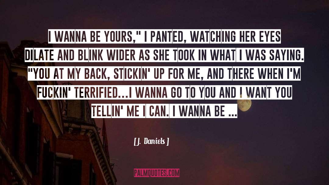 Dont Wanna Fight quotes by J.  Daniels