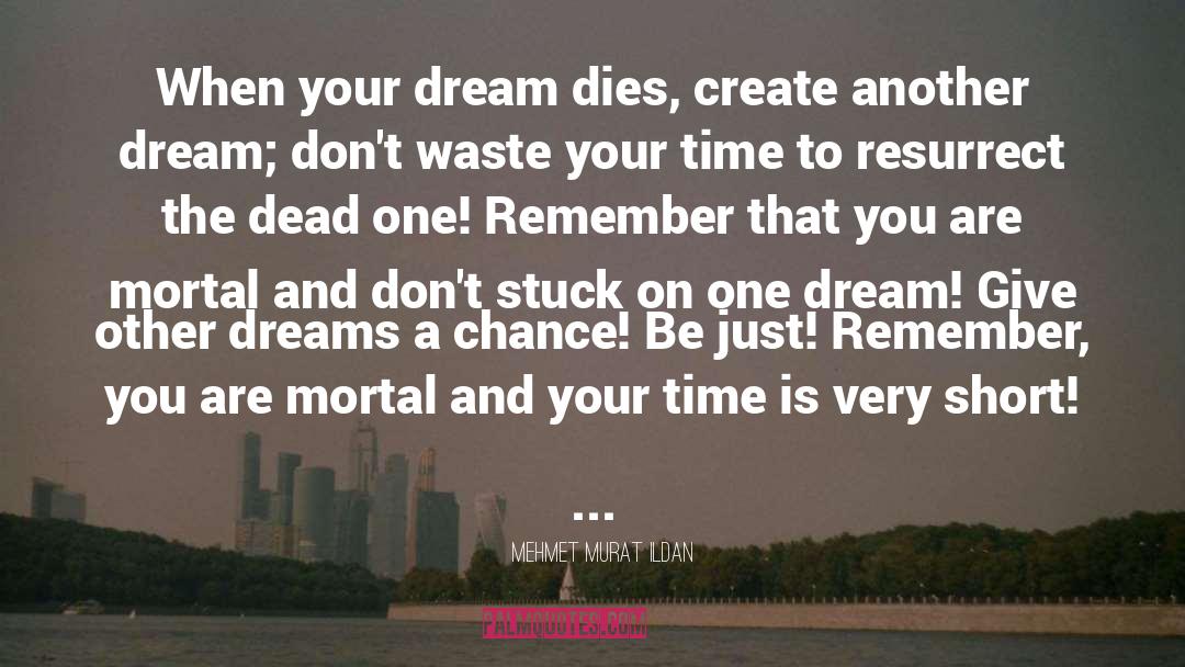 Dont Waste Your Time quotes by Mehmet Murat Ildan