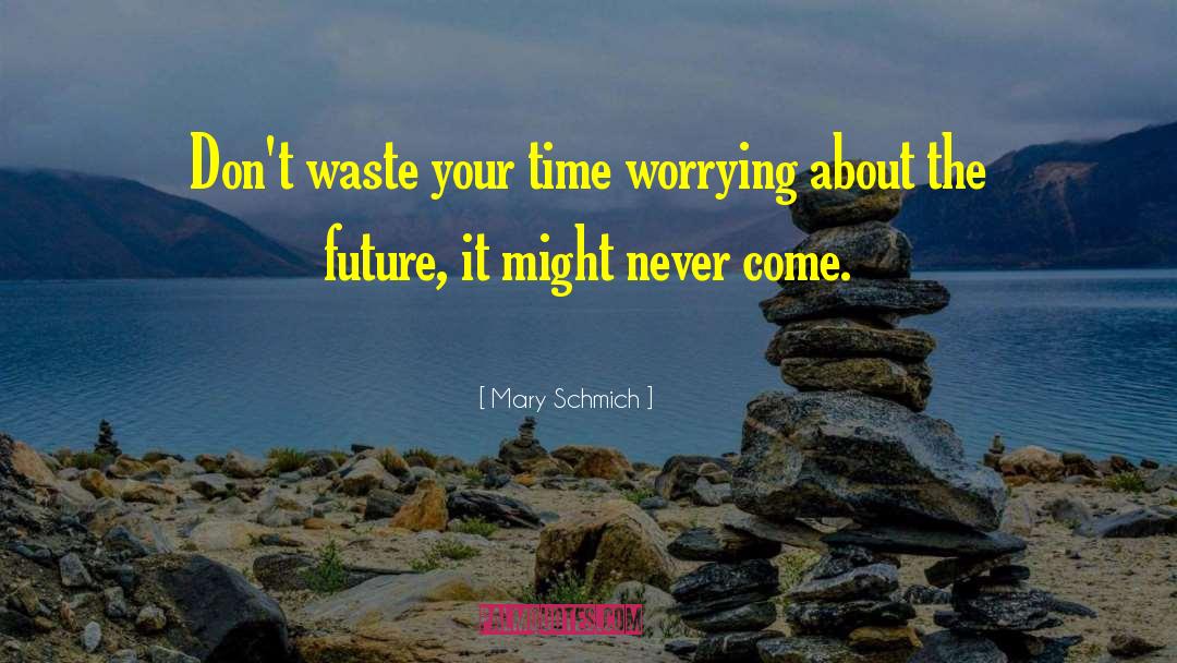 Dont Waste Your Time quotes by Mary Schmich