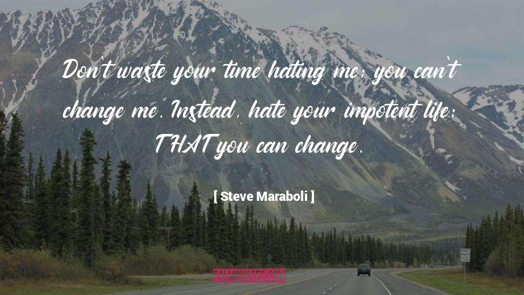 Dont Waste Your Time quotes by Steve Maraboli