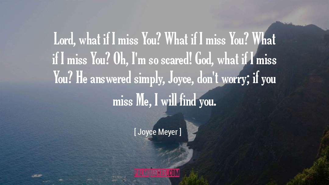 Dont Worry quotes by Joyce Meyer