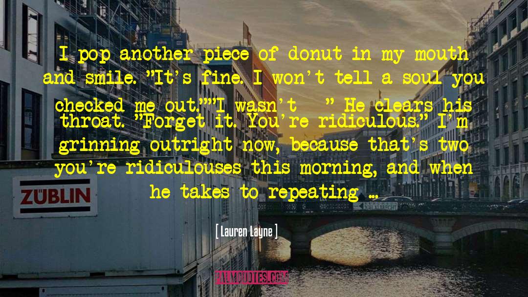 Donut quotes by Lauren Layne