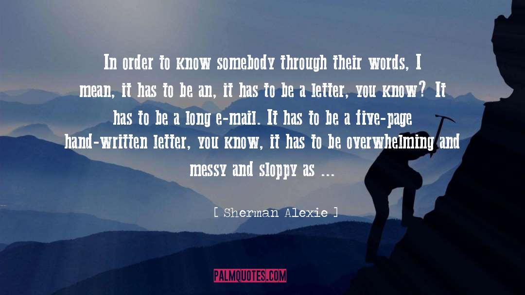 Doofuses Five Letters quotes by Sherman Alexie