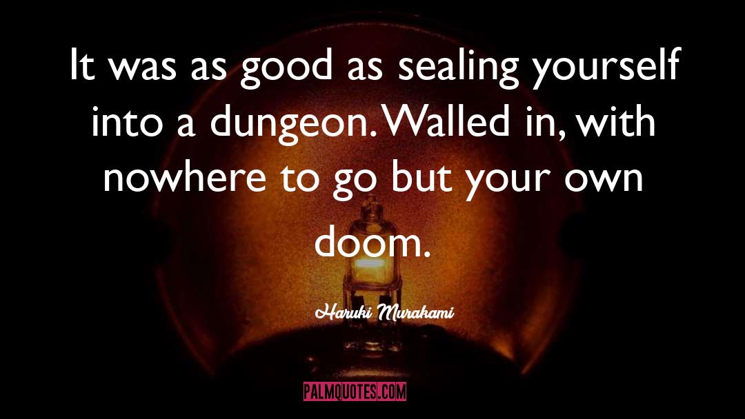 Doom quotes by Haruki Murakami