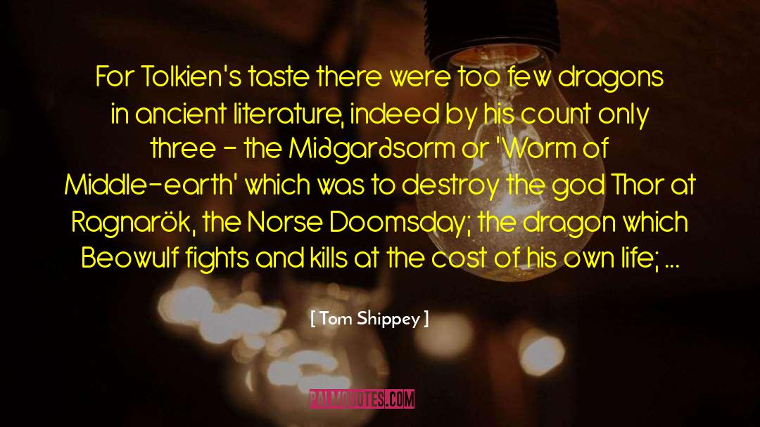 Doomsday quotes by Tom Shippey