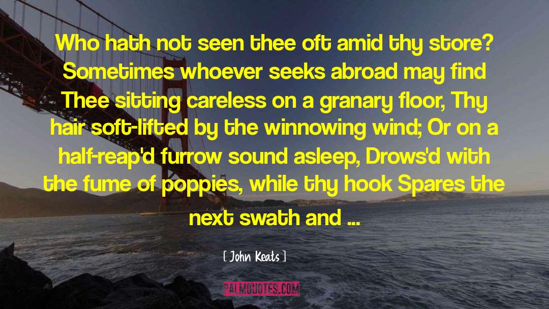 Doopy Asleep quotes by John Keats