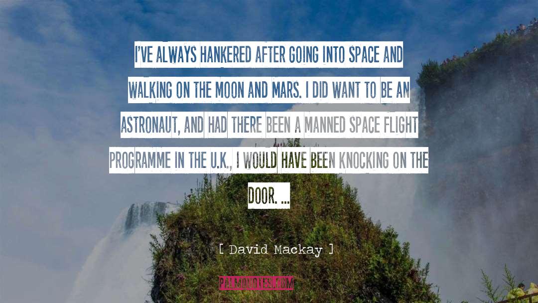 Door quotes by David Mackay