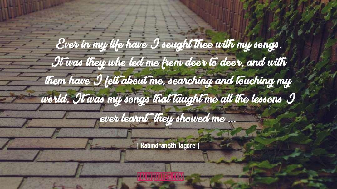 Door To Door quotes by Rabindranath Tagore